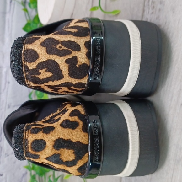 Michael Kors Calf Hair & Neoprene Sneakers - Picture 4 of 10